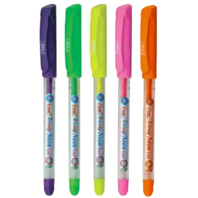 flair trendy neon gel pens pack of 10 gel pens scooboo 325867