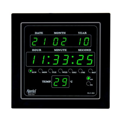OLC 302 GREEN DIGITAL CLOCK