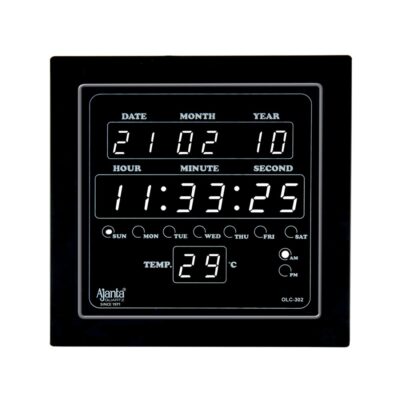 OLC 302 WHITE DIGITAL CLOCK