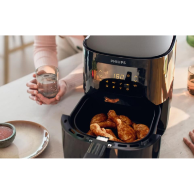 Philips Essential Air Fryer HD9252 70 with Rapid Air Technology uses up to 90Percentage less fat 7 Presets Touch Screen 1
