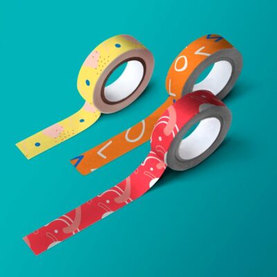 colorful washi tape cute abstract pattern 53876 176876