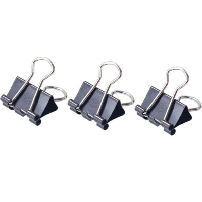 deli w38566 binder clips 15 mm body black color pack of 10 product images orvj31aq7vp p607251376 3 202401081953