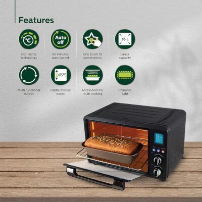 philips hd6976 36 l toaster griller black 3