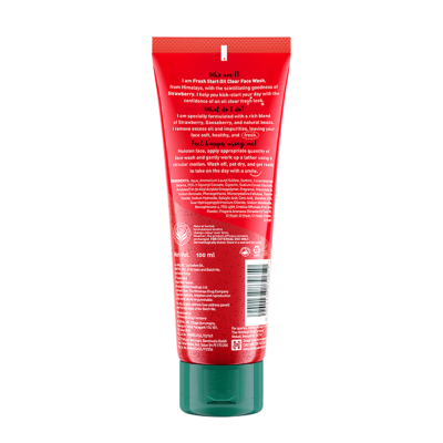 40127532 3 3 himalaya fresh start oil clear strawberry face wash