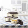 40199243 4 1 milton new orchid jr casserole for rotichapati gift set dark brown