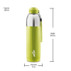 40273890 5 1 milton kool glossy 900 plastic water bottle green