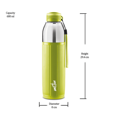 40273890 5 1 milton kool glossy 900 plastic water bottle green