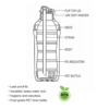 40296255 3 1 milton kool active plastic insulated water bottle with straw for kids blue