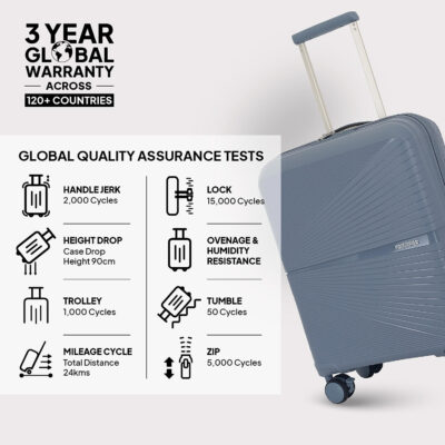 American Tourister Grey Trolley