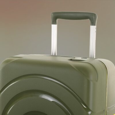 American Tourister Trolley Green6 removebg preview