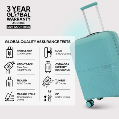 American Tourister Trolley Turquoise