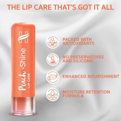 Himalaya Peach Shine Lip Care 4.5 grams 5