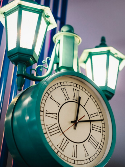 double side clock