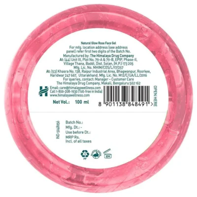 himalaya natural glow rose face gel 100 ml product images o492367879 p590990681 1 202205180116