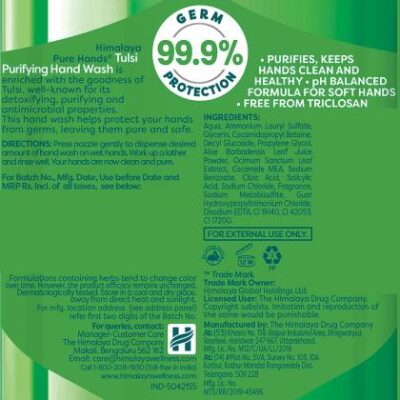 himalaya pure hands tulsi purifying hand wash refill 750 ml 2 20201106