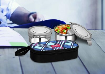 milton blue black stainless steel fresh meal click lunch box 320 ml set of 2 product images orvnsfhxjh1 p603415704 3 202307311850 scaled