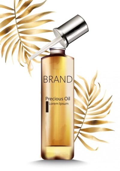 precious oil bottle with dropper 1268 13212