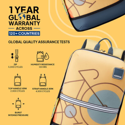 Aleo Backpack Yellow 4