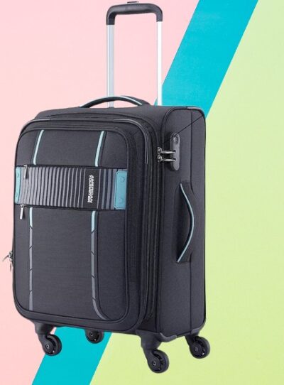 American Tourister Ares Soft Luggage Bag Jet Black 1