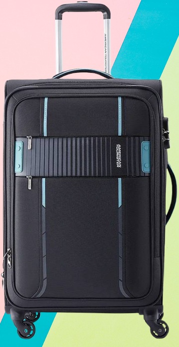 American Tourister Ares Soft Luggage Bag Jet Black