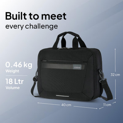 American Tourister Briefcase Black 09 6