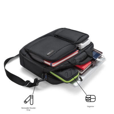 American Tourister Medium Briefcase Black 09 3