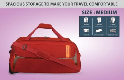 American Tourister Medium Duffle Dark Red 8