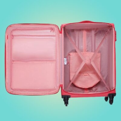 American Tourister Popdot Soft Luggage Bag Claret Red 3