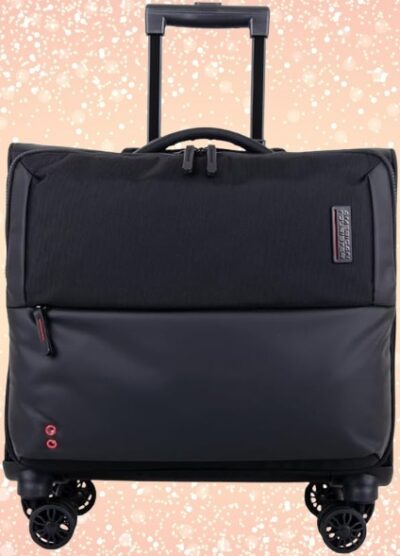 American Tourister Rolling Tote Black 1