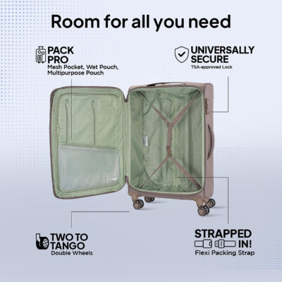 American Tourister Soft Luggage Autumn Brown 4