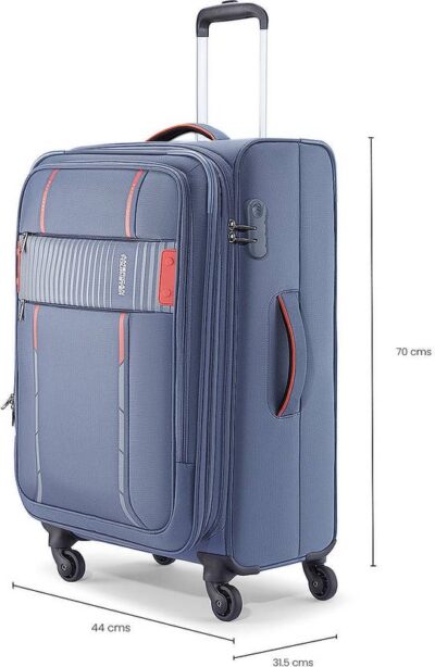 American Tourister Soft Luggage Crown Blue 2