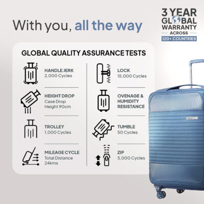 American Tourister Soft Luggage Ensign Blue 3