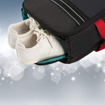 Aston Backpack Black Checks 3