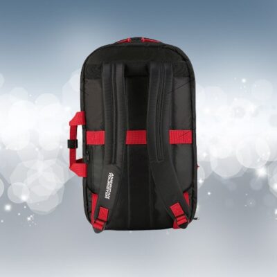 Aston Backpack Black Checks 4