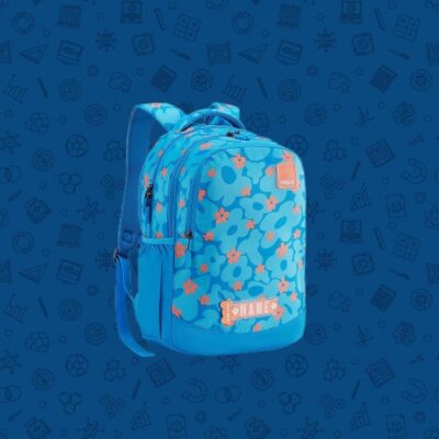 Ollie Backpack Flora Blue 7