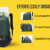 Skybags EKOH 01 LAPTOP BACKPACK Green