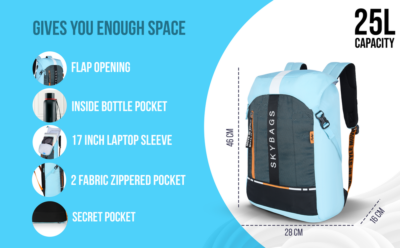 Skybags GRAD PRO 04 LAPTOP BACKPACK 3