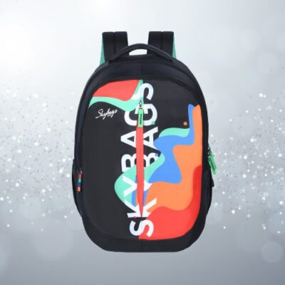 Skybags KLAN 05 SCHOOL BACKPACK BLACK 5
