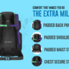 Skybags RIDGE 02 65L RUCKSACK 2