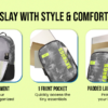 Skybags TRIBE 04 BACKPACK Black 1