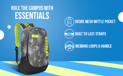 Skybags TRIBE 04 BACKPACK Black 2