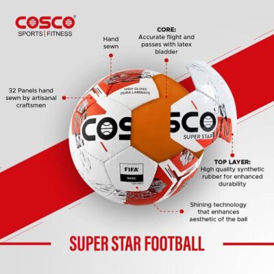 Super Star Hand Stitched Football (Code14045)