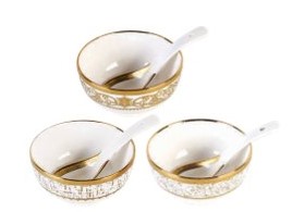 Laurel soup bowl set