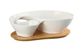 Arlet round chip & dip bowl