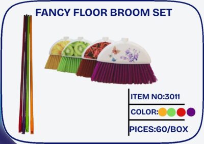 Fancy floor broom set