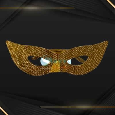 Gold and Silver Fancy Eye Mask