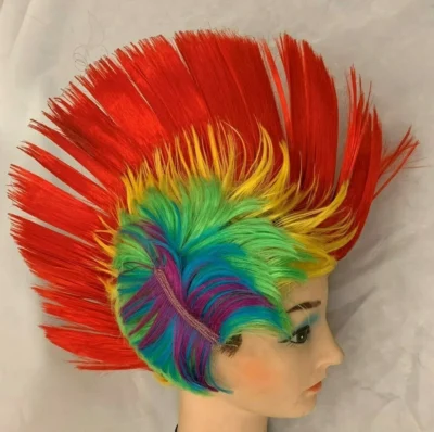 Bright Colored Spiked Wig (Yash:127)