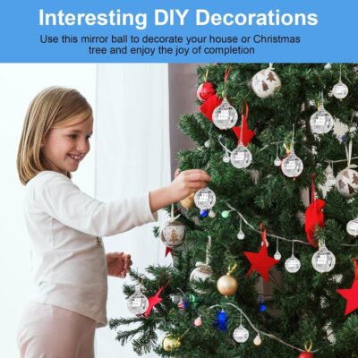8cm Reflective Disco Ball for Party Decor (Yash-306)