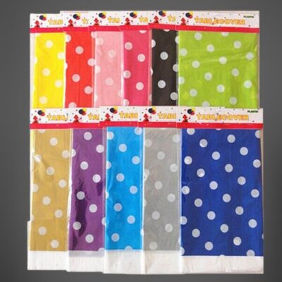 Premium Polka Dot PVC Tablecloth – Durable, Reusable & Stain‑Resistant (Yash-1603)