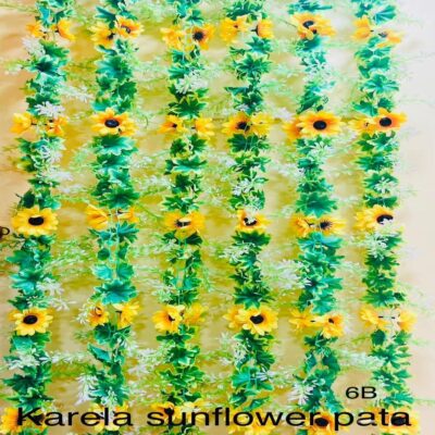 Artificial Sunflower and Leaf Garland for Decoration (DP-167)